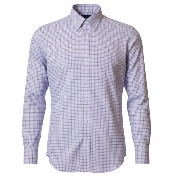 Jos. A. Bank Other - Jos A Bank Traveler Men'sTraditional Fit Lavender Check Shirt Size 16/34